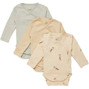 Konges Sløjd - Grenouillère pour nouveau-né - Nuevo strong man - 3 packs