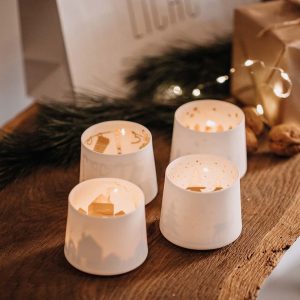 Photophore Porcelaine - Maison