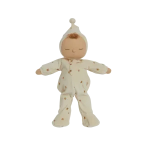 Olli Ella - Poupée en peluche avec musique - Berceuse Dozy Dinkum Lyra Buttercream - Poupée nouveau-né
