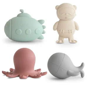 Mushie - Jouets de bain Sealife (lot de 4)