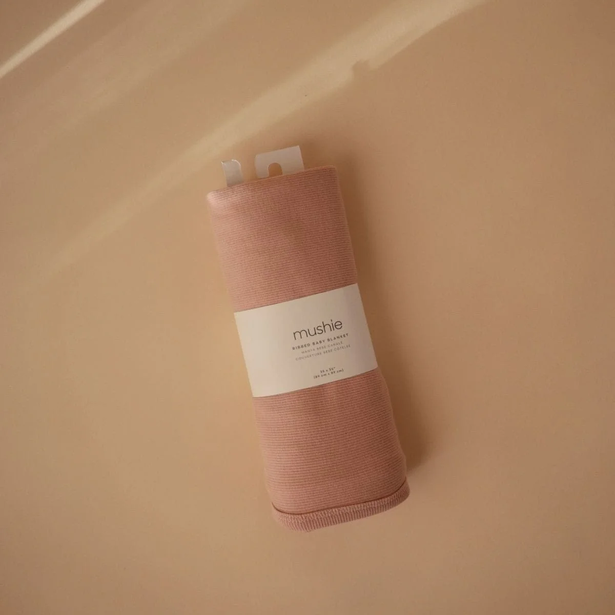 Mushie - Couverture pour bébé en côtes - 100% coton biologique – Image 5