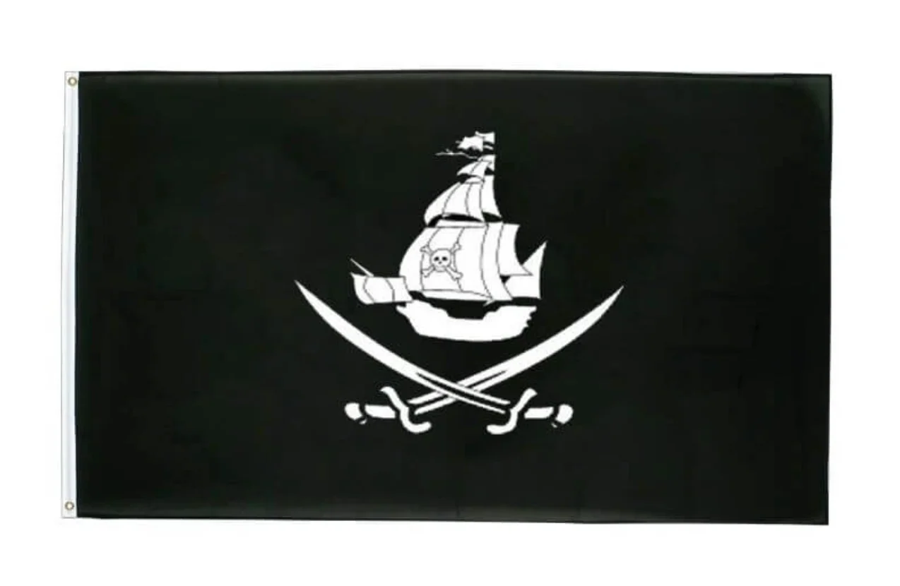 Drapeau Pirate navire de guerre – Image 2