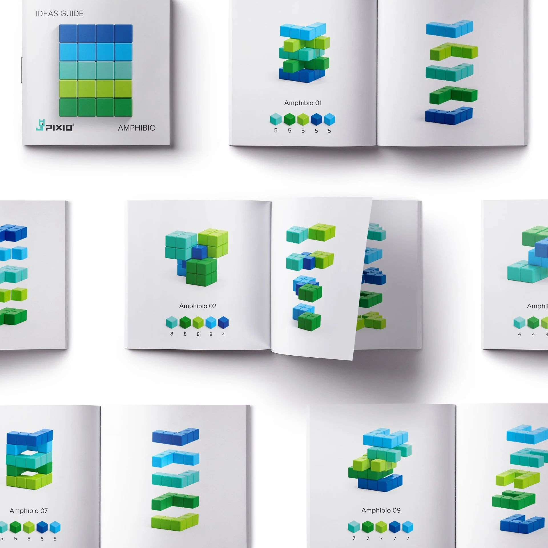 Pixio - Blocs magnétiques série abstraite - 60 pièces – Image 4