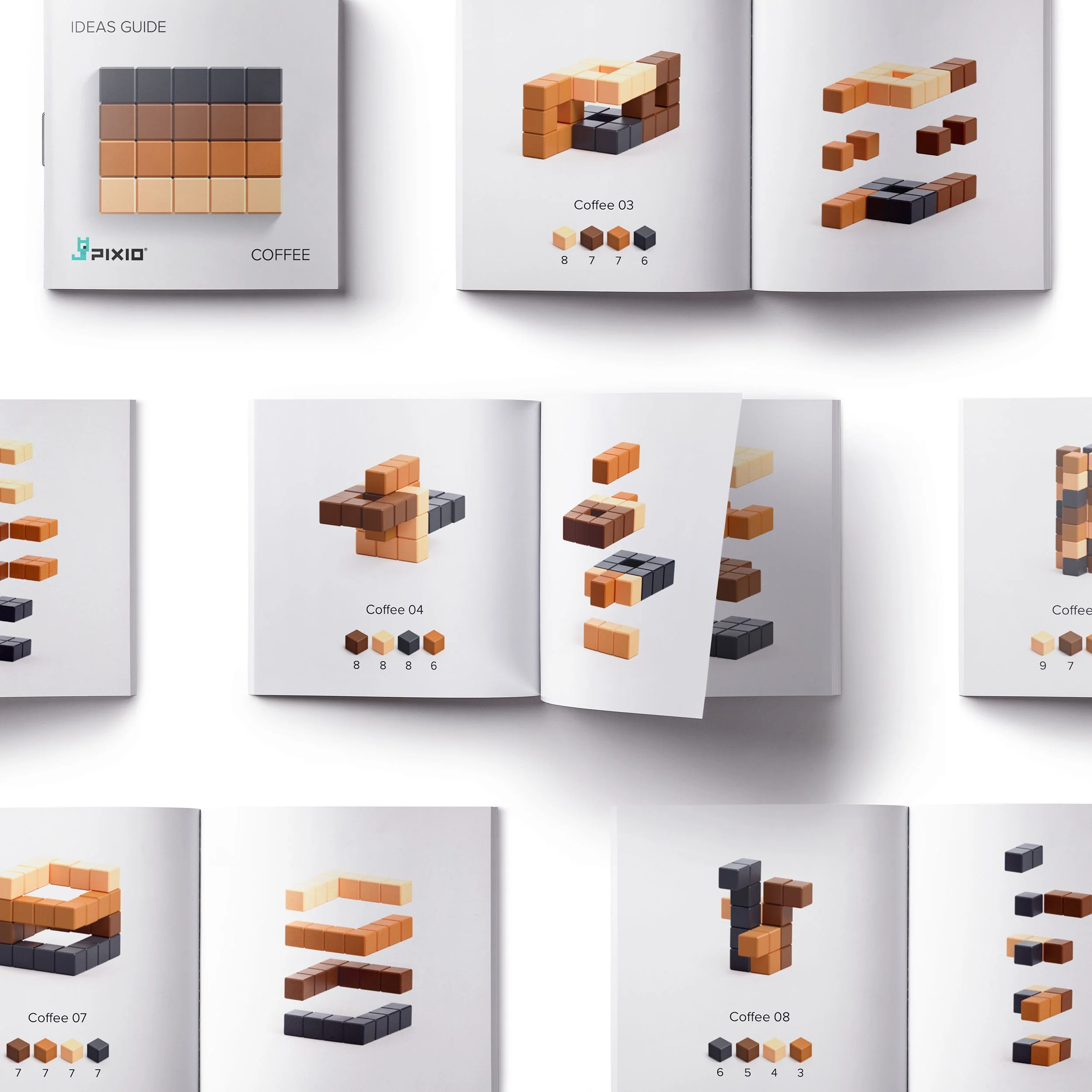 Pixio - Blocs magnétiques série abstraite - 60 pièces – Image 8