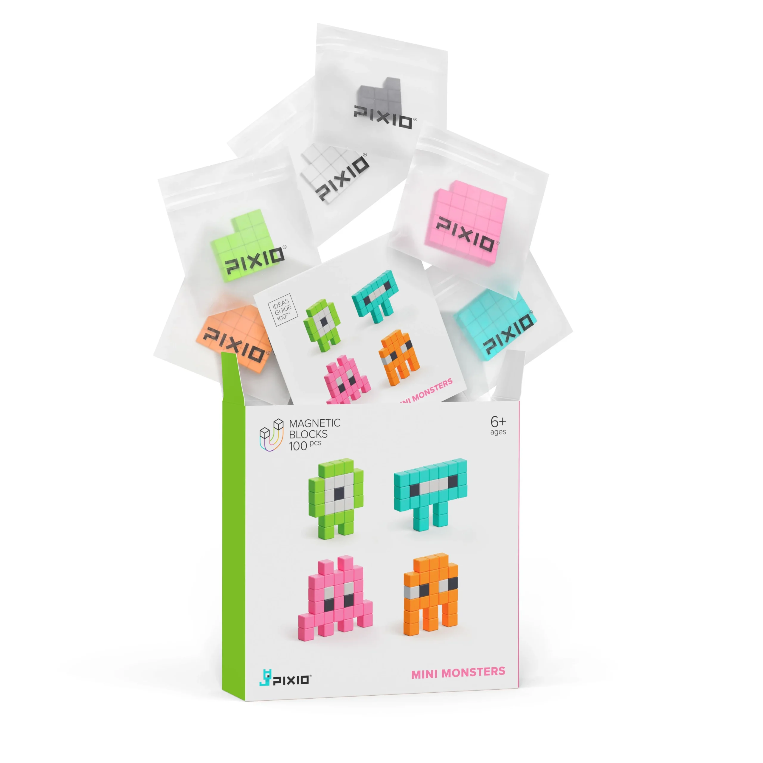 Pixio - Mini Monsters - 100 blocs – Image 3