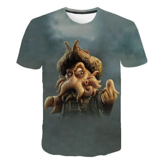 T-Shirt Davy Jones Cartoon