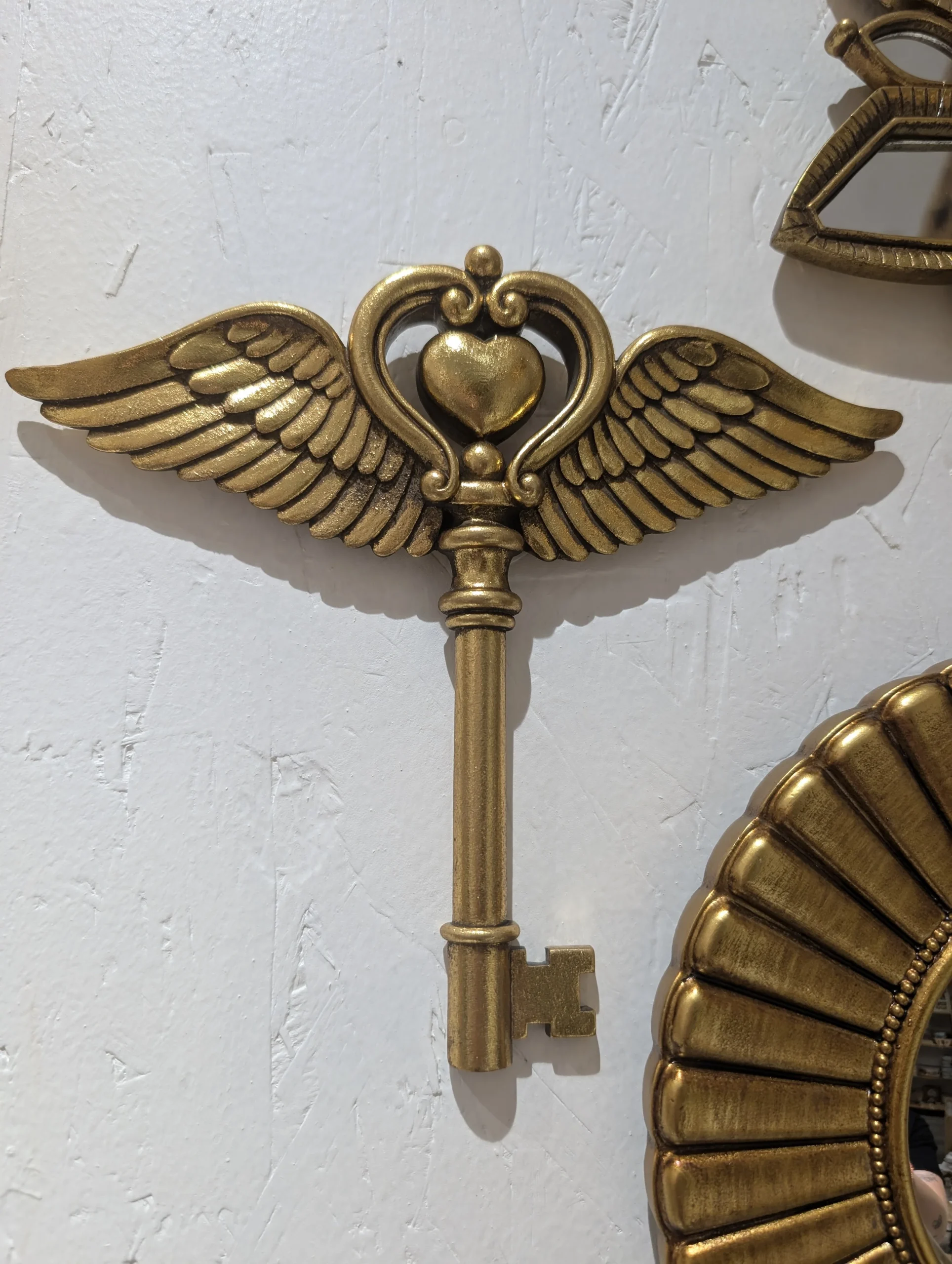 Décoration Murale - Clé Ailes coeur