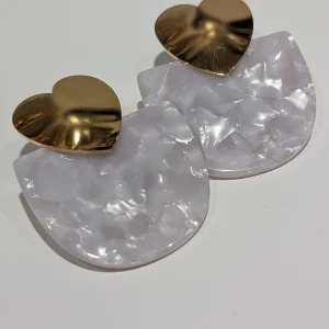 Boucles d'oreilles - Bleu clair