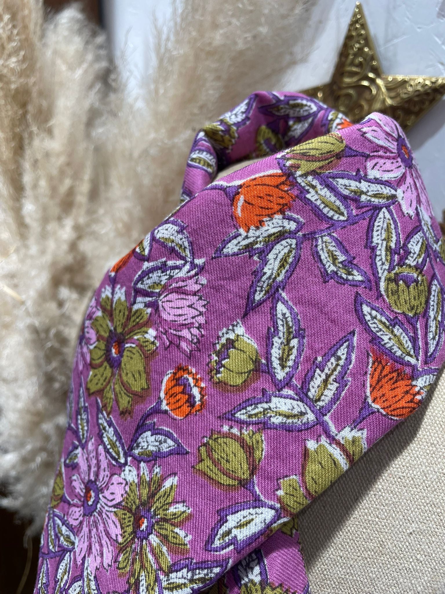 Foulard - Grand format - Violet – Image 3