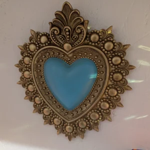 Décoration Murale - Ex-Voto Coeur Bleu