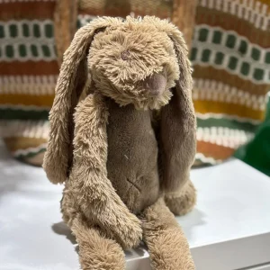 Doudou Lapin 38cm - Marron