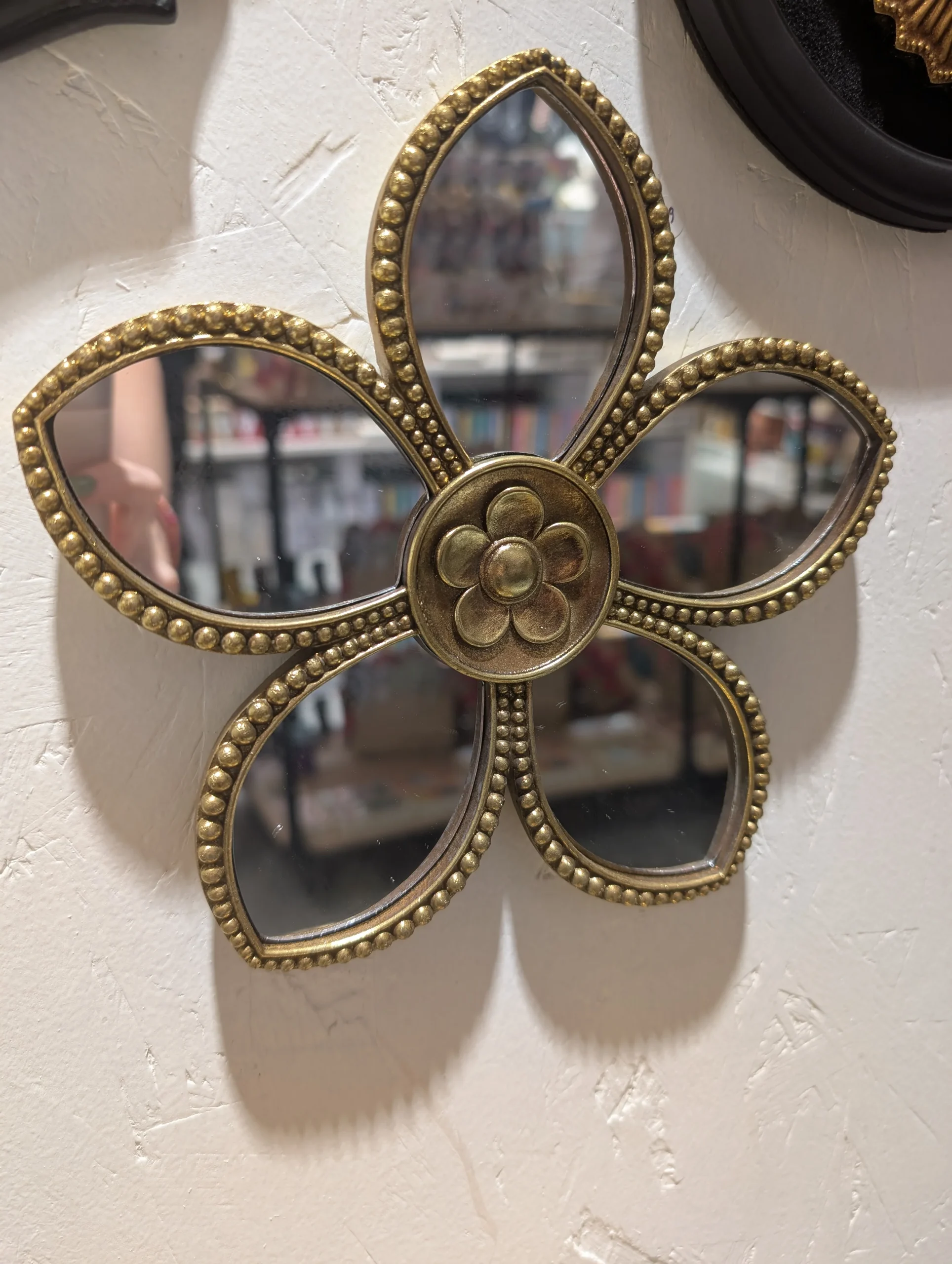 Miroir Fleur Doré – Image 3