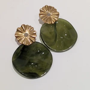 Boucles d'oreilles - Vert
