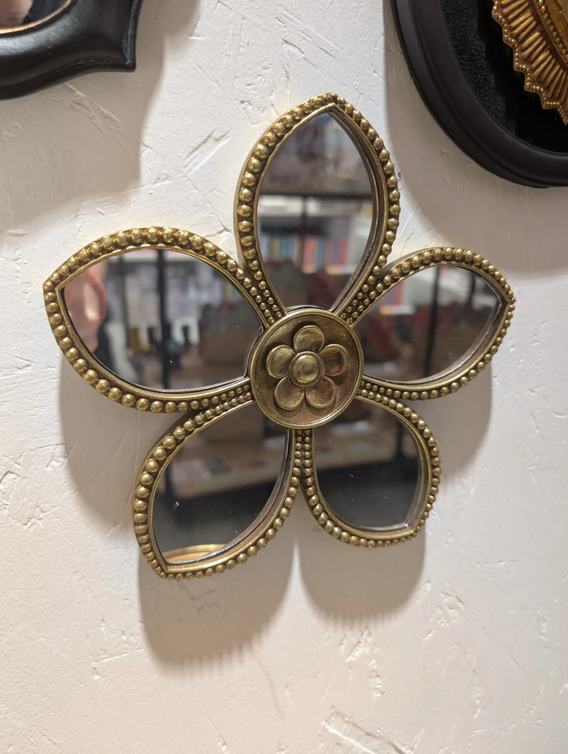 Miroir Fleur Doré – Image 2