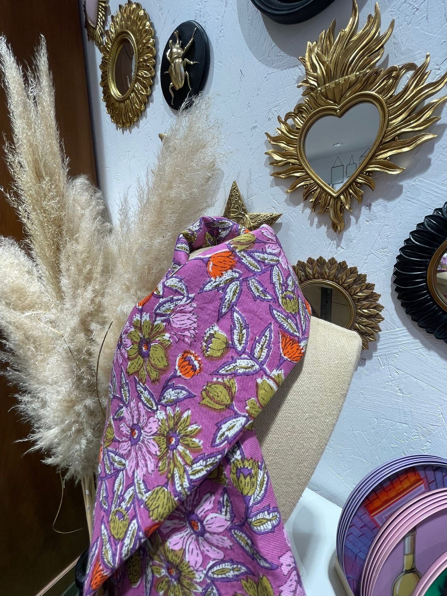 Foulard - Grand format - Violet – Image 2