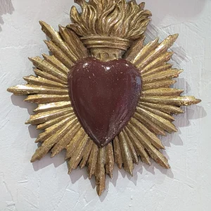 Décoration Murale - Ex-Voto Coeur Rouge