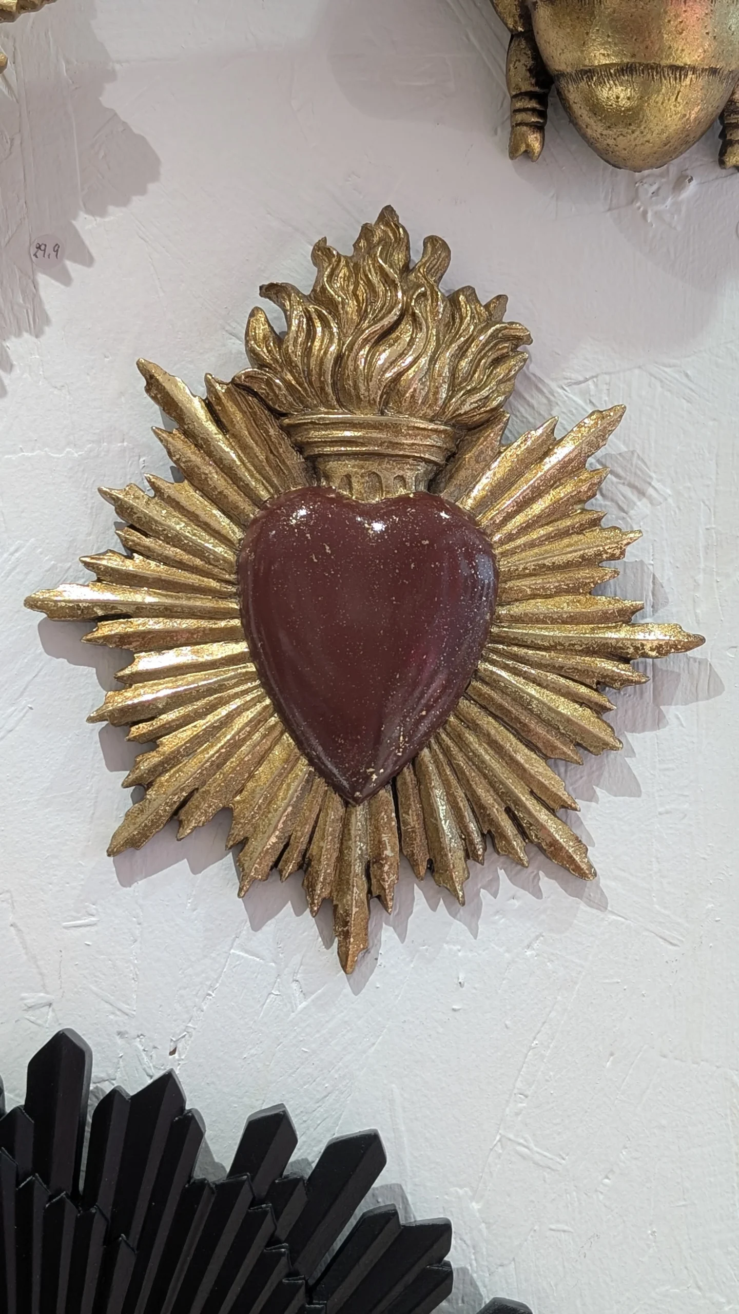 Décoration Murale - Ex-Voto Coeur Rouge