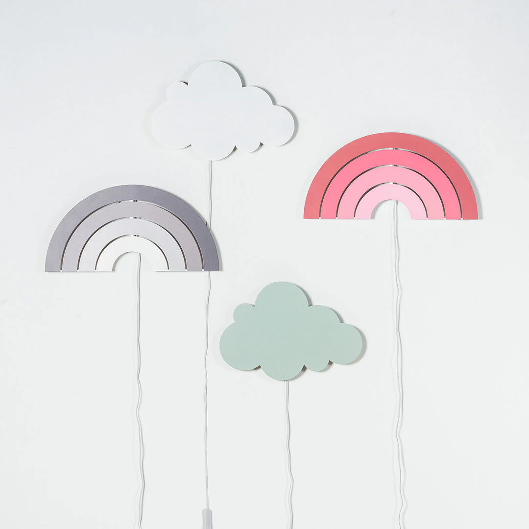 Jollein - Applique pour chambre d'enfant Nuages (Vert) – Image 4