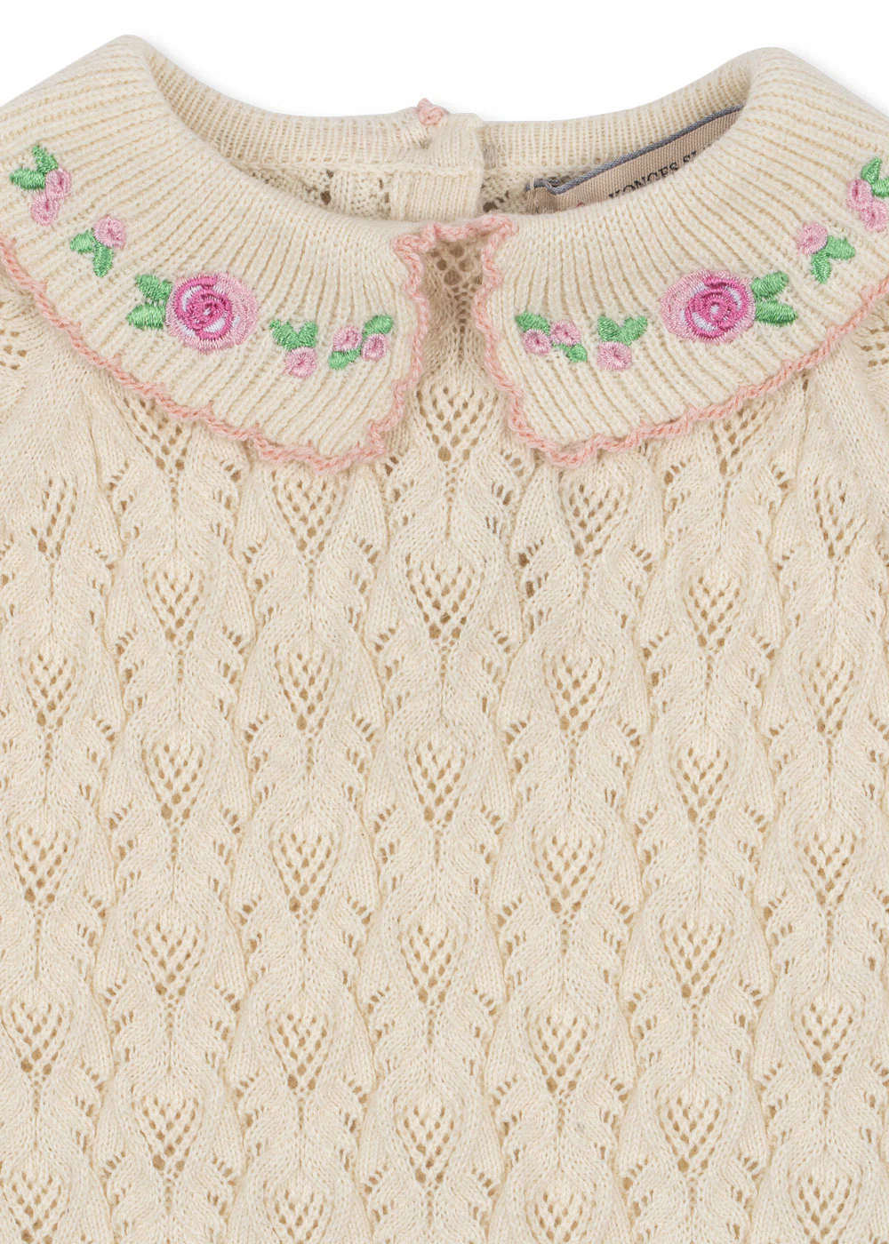 Konges Slojd - Barboteuse - Rosier - Crème et blanc cassé – Image 6