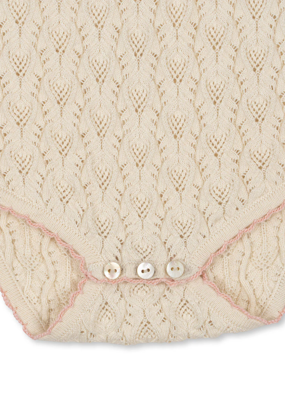 Konges Slojd - Barboteuse - Rosier - Crème et blanc cassé – Image 7