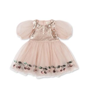 Konges Slojd - robe à paillettes - robe Mei - Gold Blush