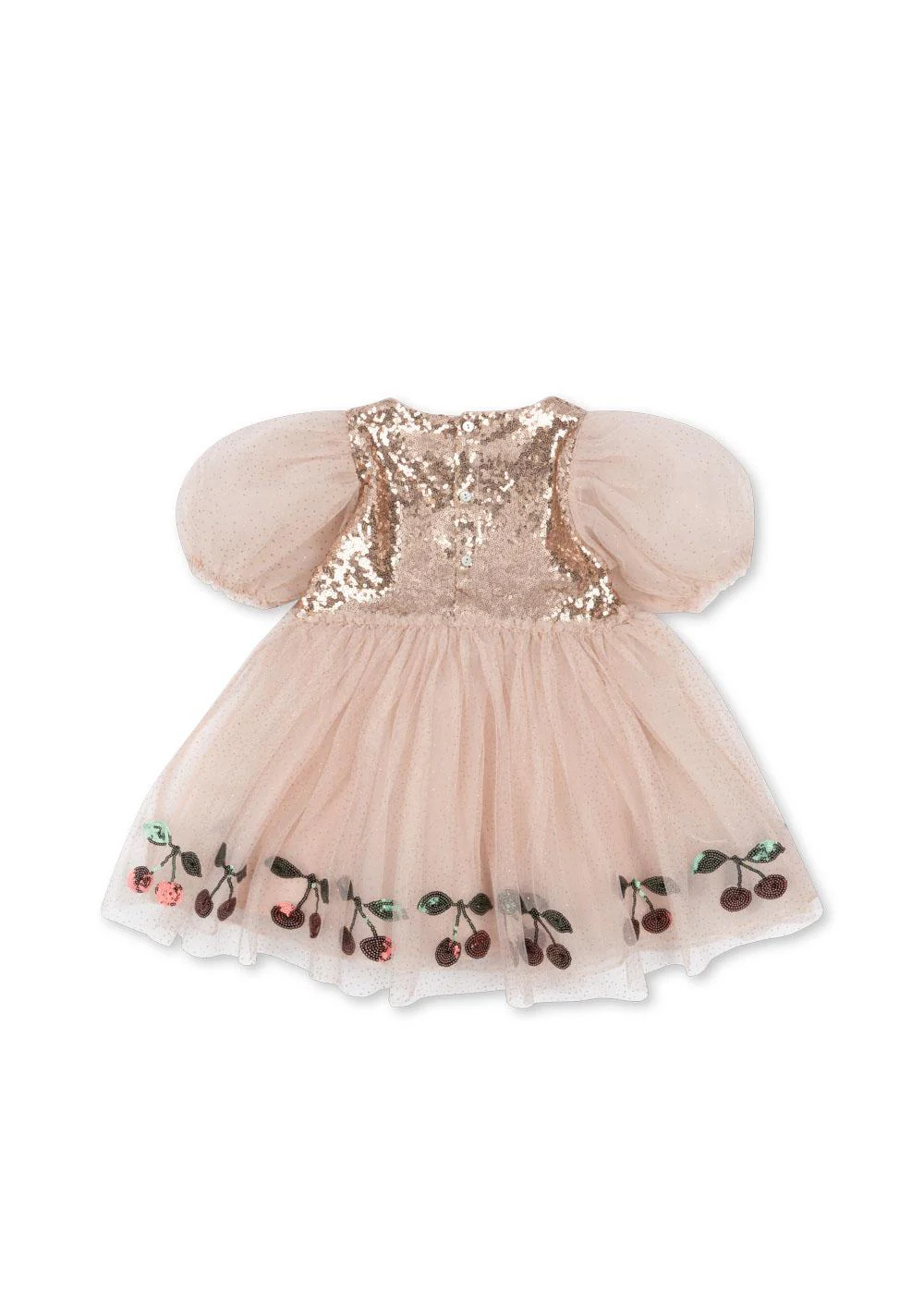 Konges Slojd - robe à paillettes - robe Mei - Gold Blush – Image 3