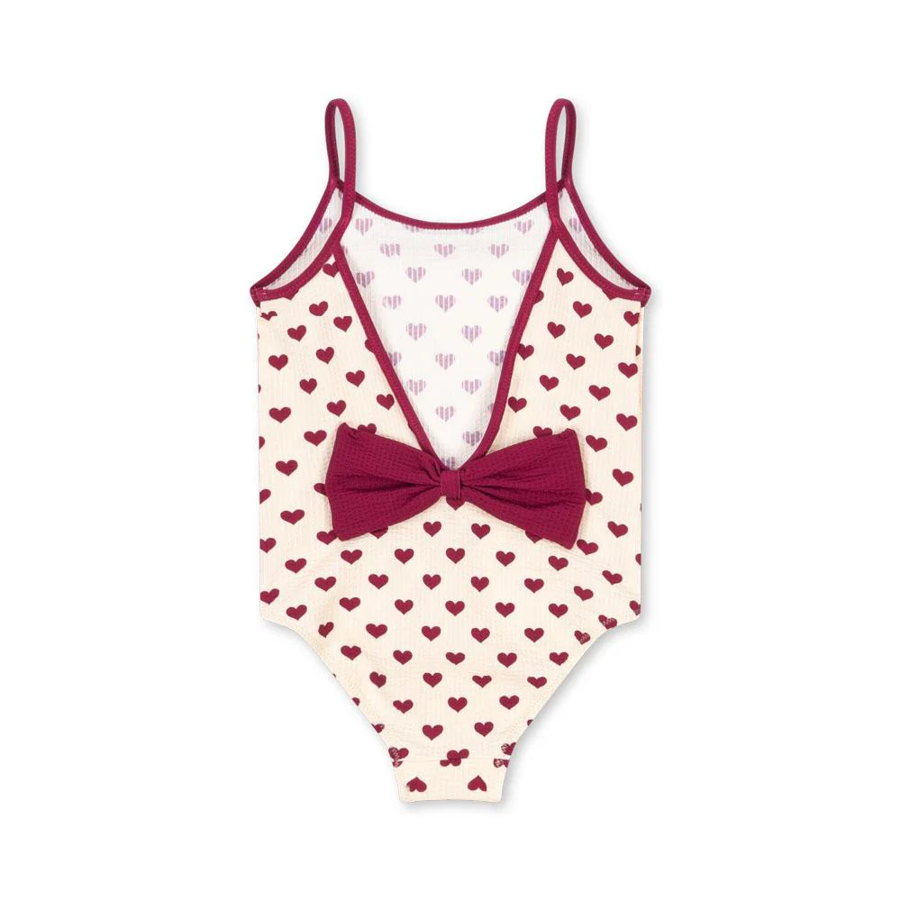 Konges Slojd - Maillot de bain avec Bowie - Coeur Sangria – Image 6