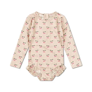 Konges Slojd - Maillot de bain Merle - Motif rose cerise (copie)