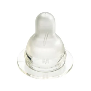 Difrax - Tétine pour biberon - Naturelle - Cerise - Moyenne - 2 pièces