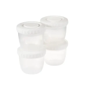 Difrax - Lait d'allaitement en poudre - Gobelets de conservation - 6 pièces