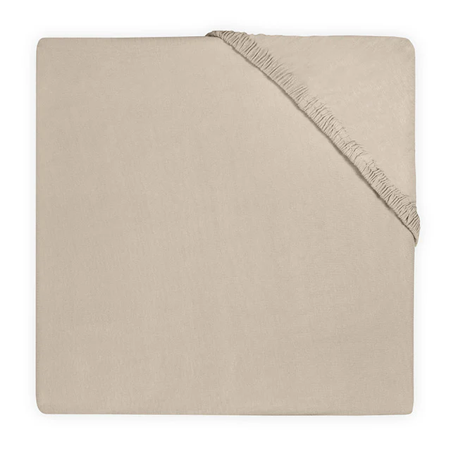 Jollein - Drap-housse pour lit Jersey Nougat