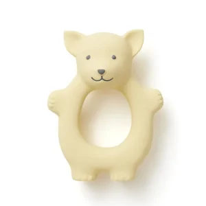 Kids Concept - Anneau de dentition caoutchouc naturel jaune
