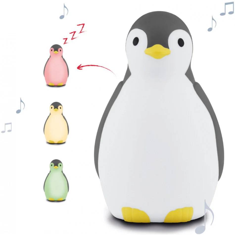 ZAZU - Sleeptrainer Pingouin - Pam Grey - Baskets de nuit – Image 3